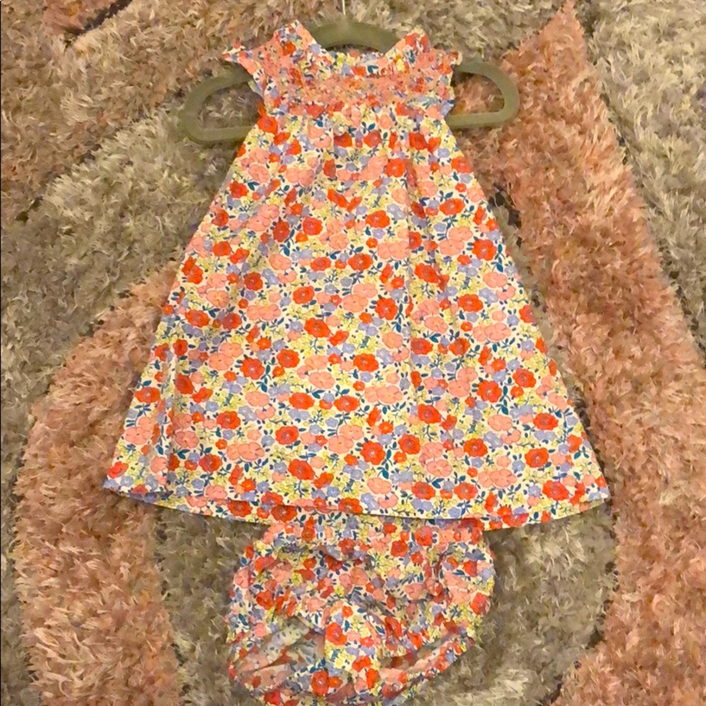 Matching dress and bloomers